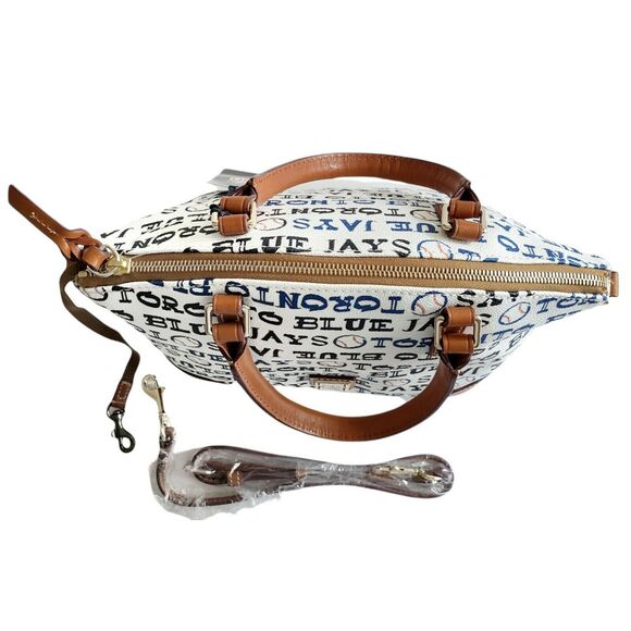 DOONEY & BOURKE MLB Toronto Blue Jays Charli satchel sports team bag purse NEW - Picture 4 of 12